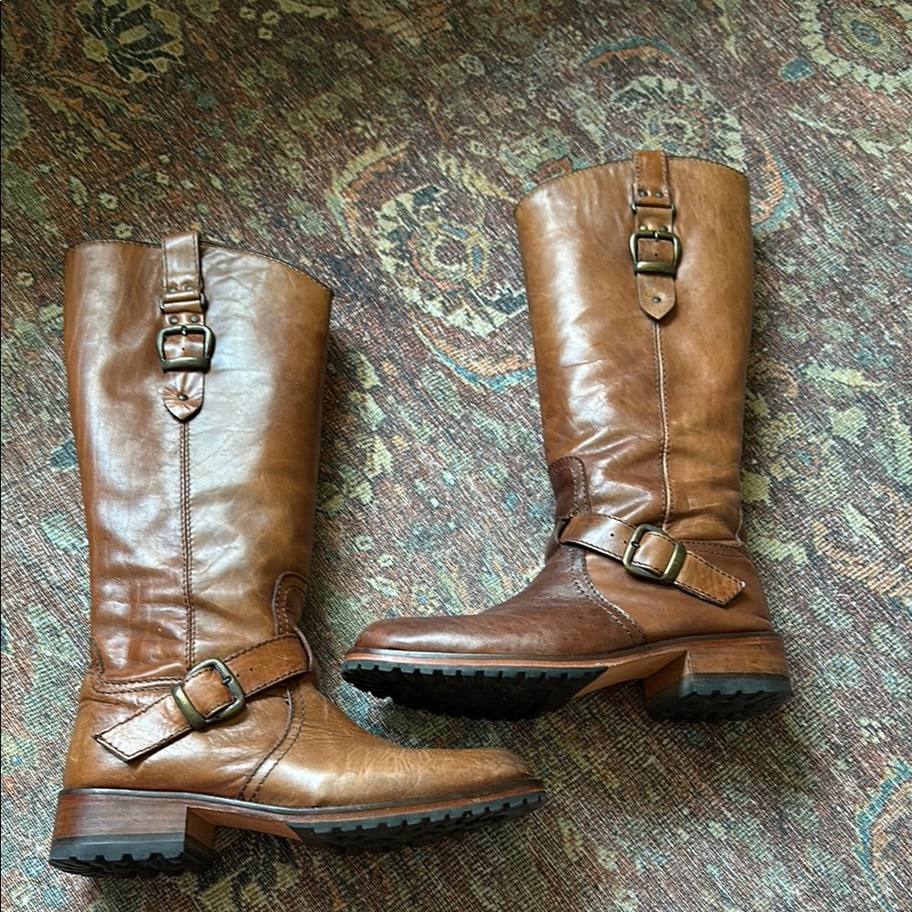 Steven By Steve Madden Brown Knee-High Boots